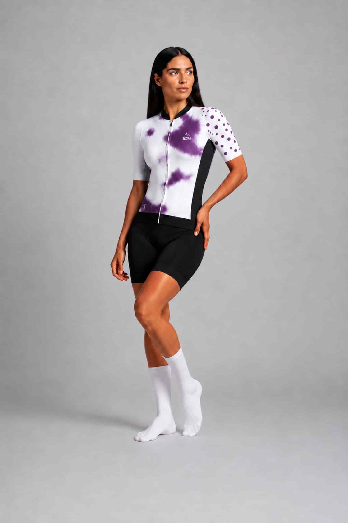 Jersey Ciclismo Tour KOM Colección Frecuencia - Manga Corta Mujer - miniatura 1