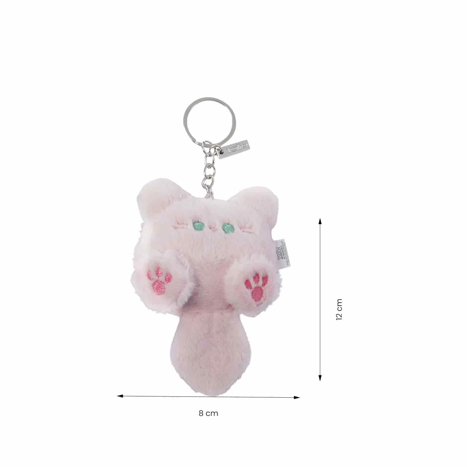 Llavero de Peluche Cat Pink color Rosado - miniatura 6