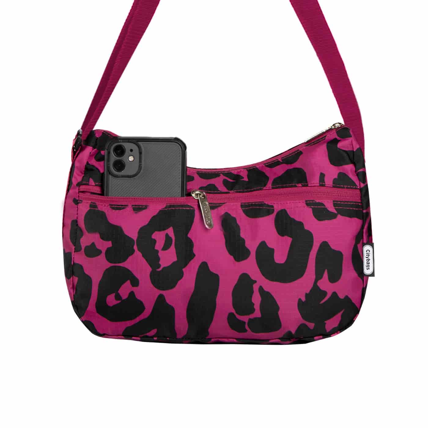 Bolso City Manos libres ULTRA Plegable Estampado Viva Magenta - miniatura 4