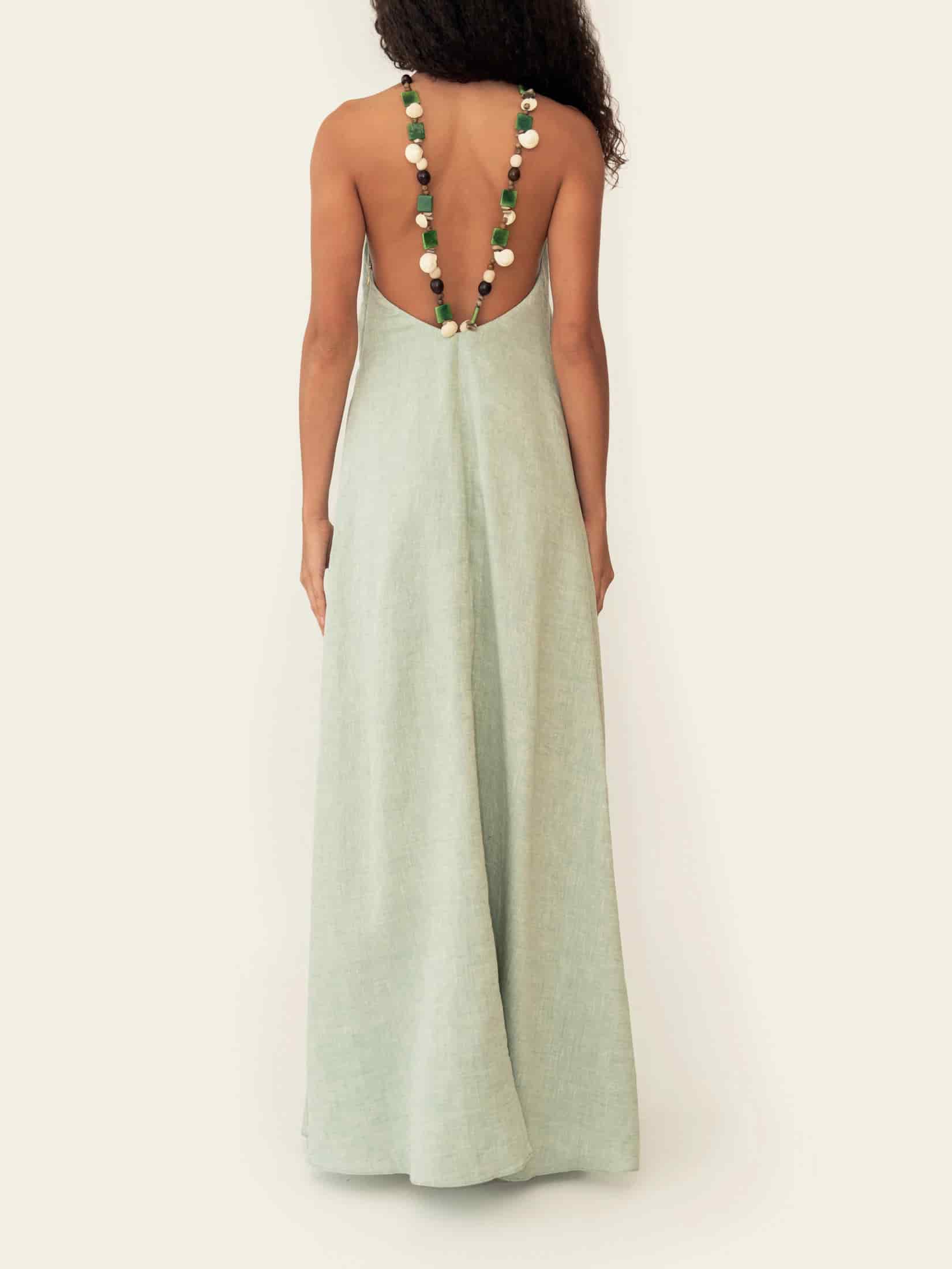 DAKOTA DRESS SEAFOAM GREEN - miniatura 5