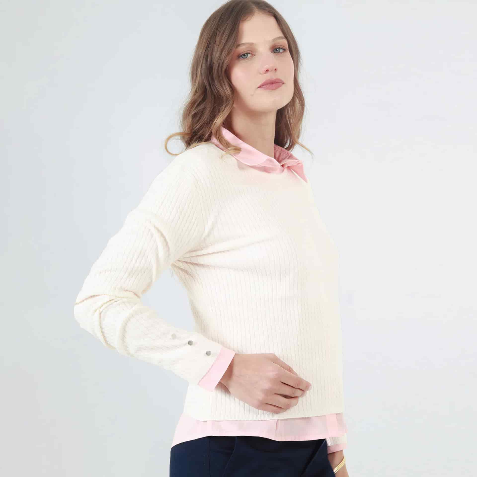 Sweater Cuello Redondo Manga Larga - miniatura 10