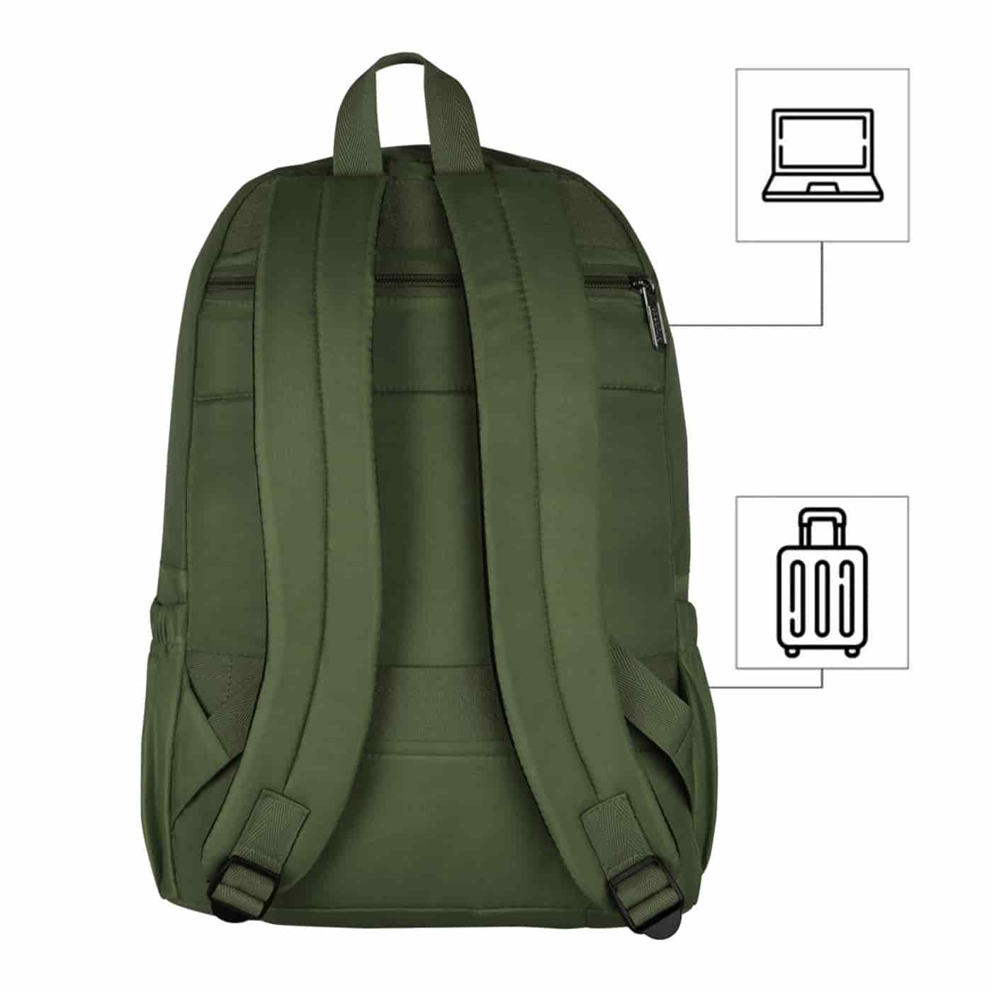Morral Urbano Citybags Light Verde Militar - miniatura 4