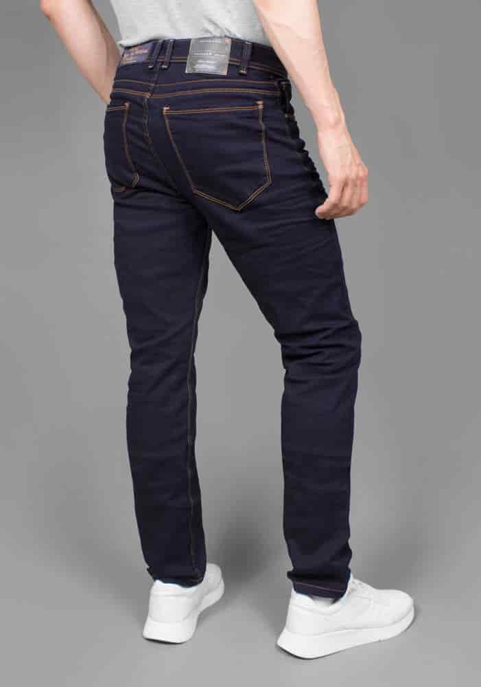Jean para Hombre en Tono Azul Oscuro Noche Marca Thunder - miniatura 3