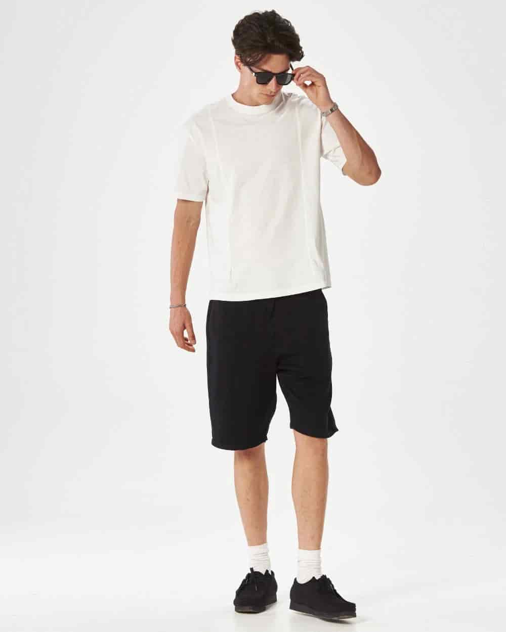 BLACK STATIONARY SHORTS - miniatura 3