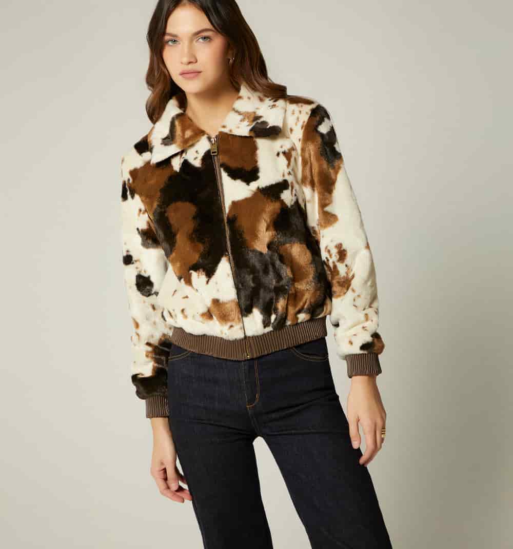 Chaqueta estampado vaca - miniatura 2