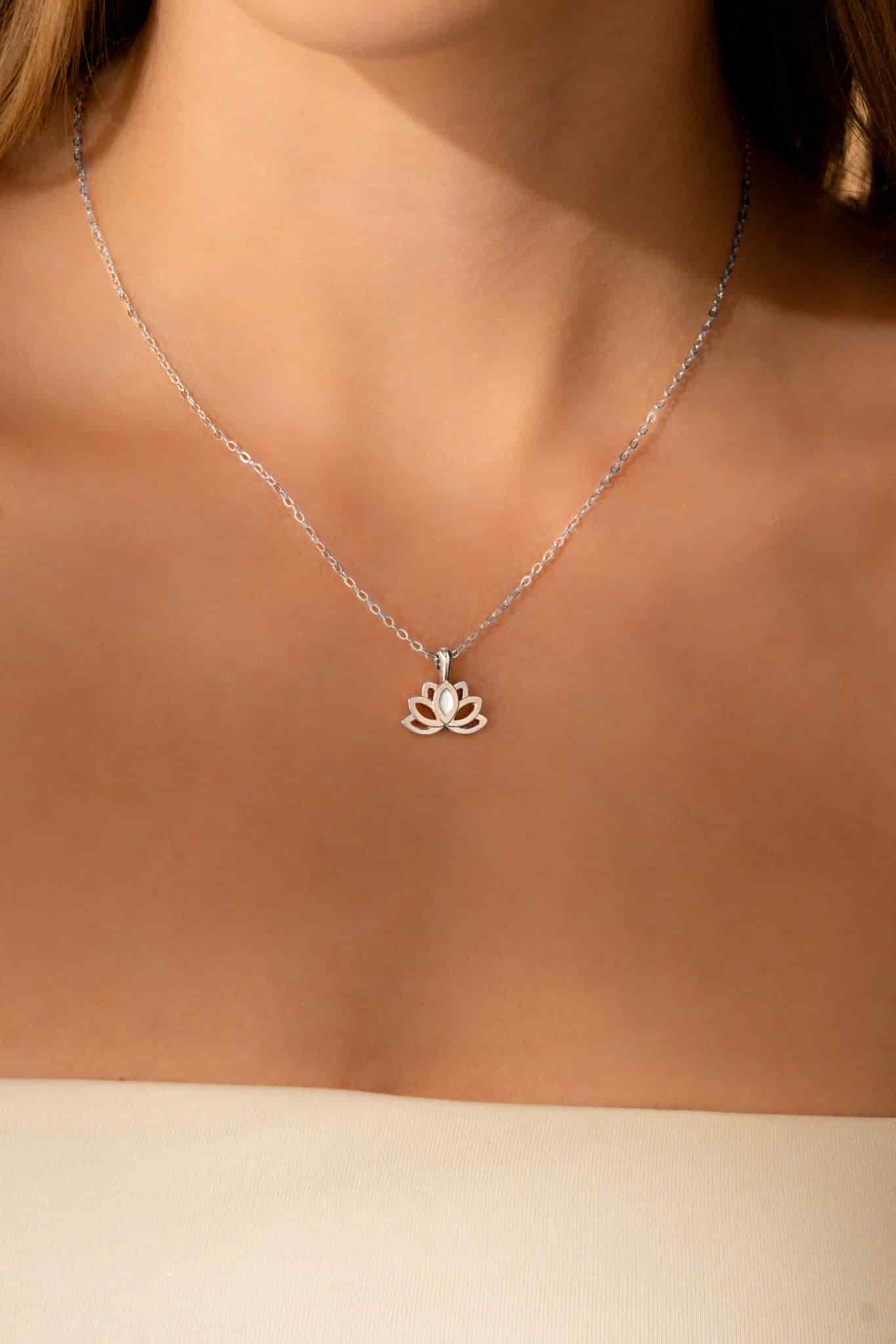 Collar Flor Lotto + Aretes - miniatura 3