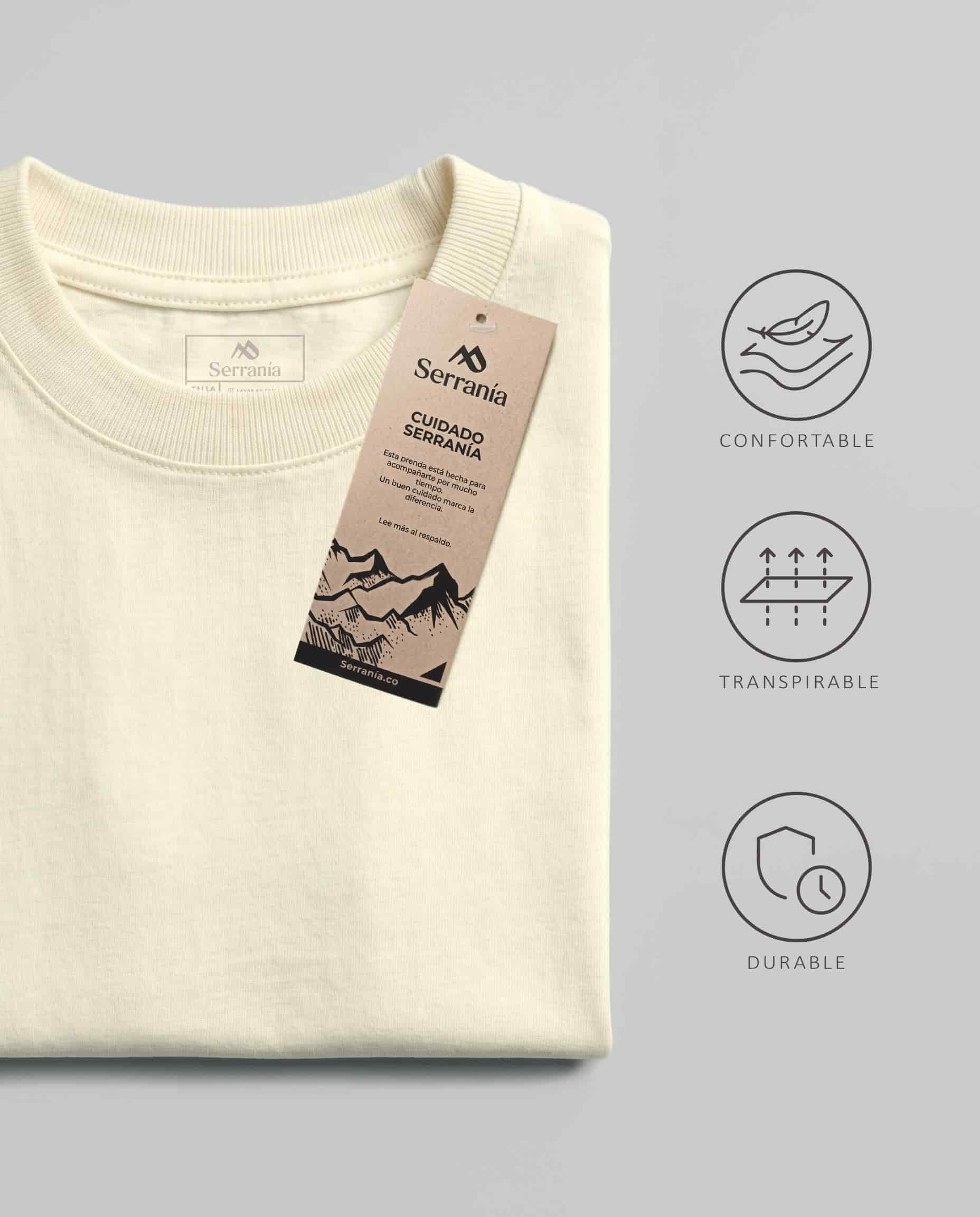 Camiseta Slim Fit Marfil - miniatura 3