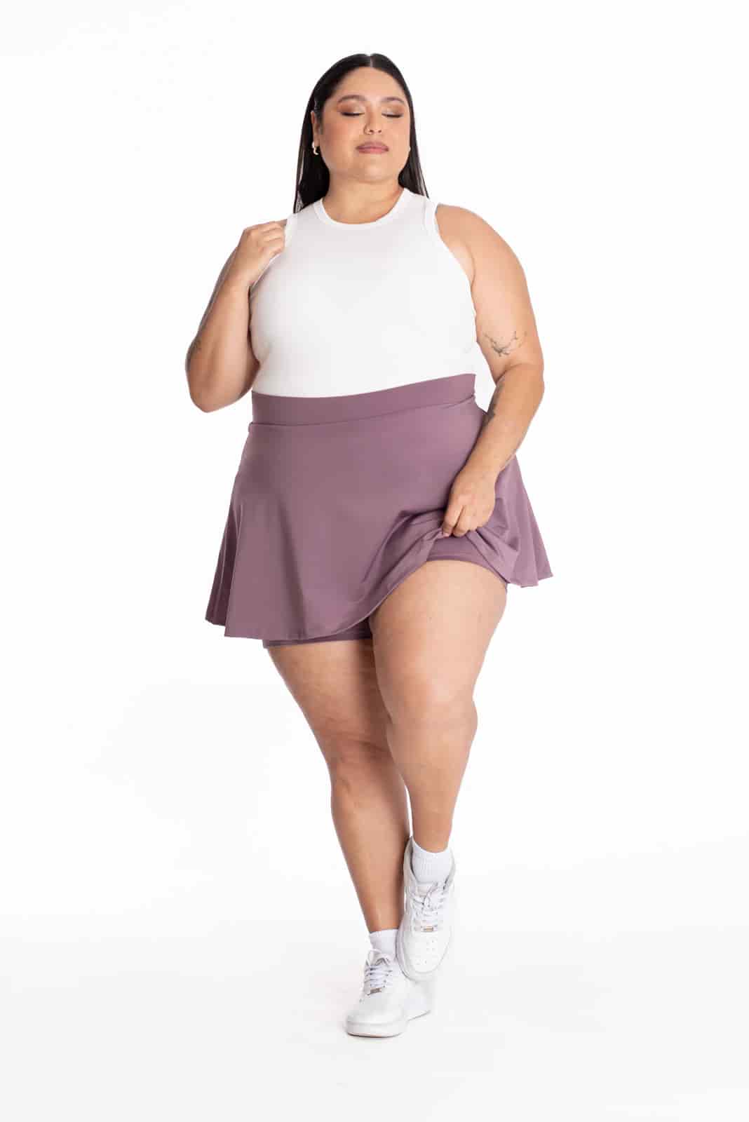Falda Short Serena Morado - miniatura 1