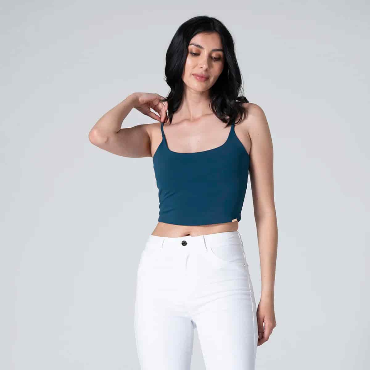 Blusa Crop Top Slim Tex - miniatura 3