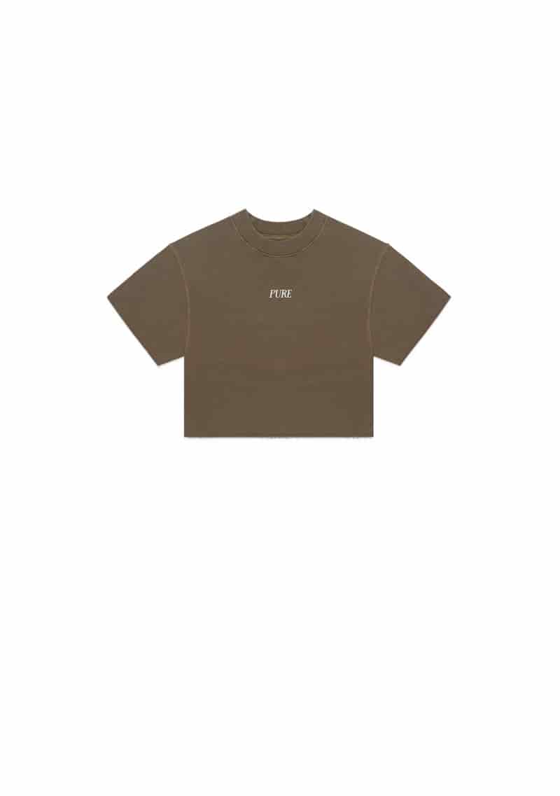 Heraldic Brown crop top - miniatura 1