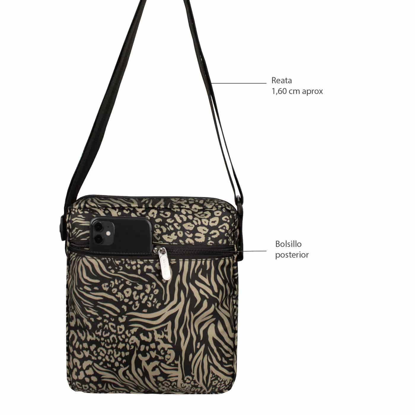 Bolso Manos libres Viajero Citybags Ultra Estampado Salvaje - miniatura 4