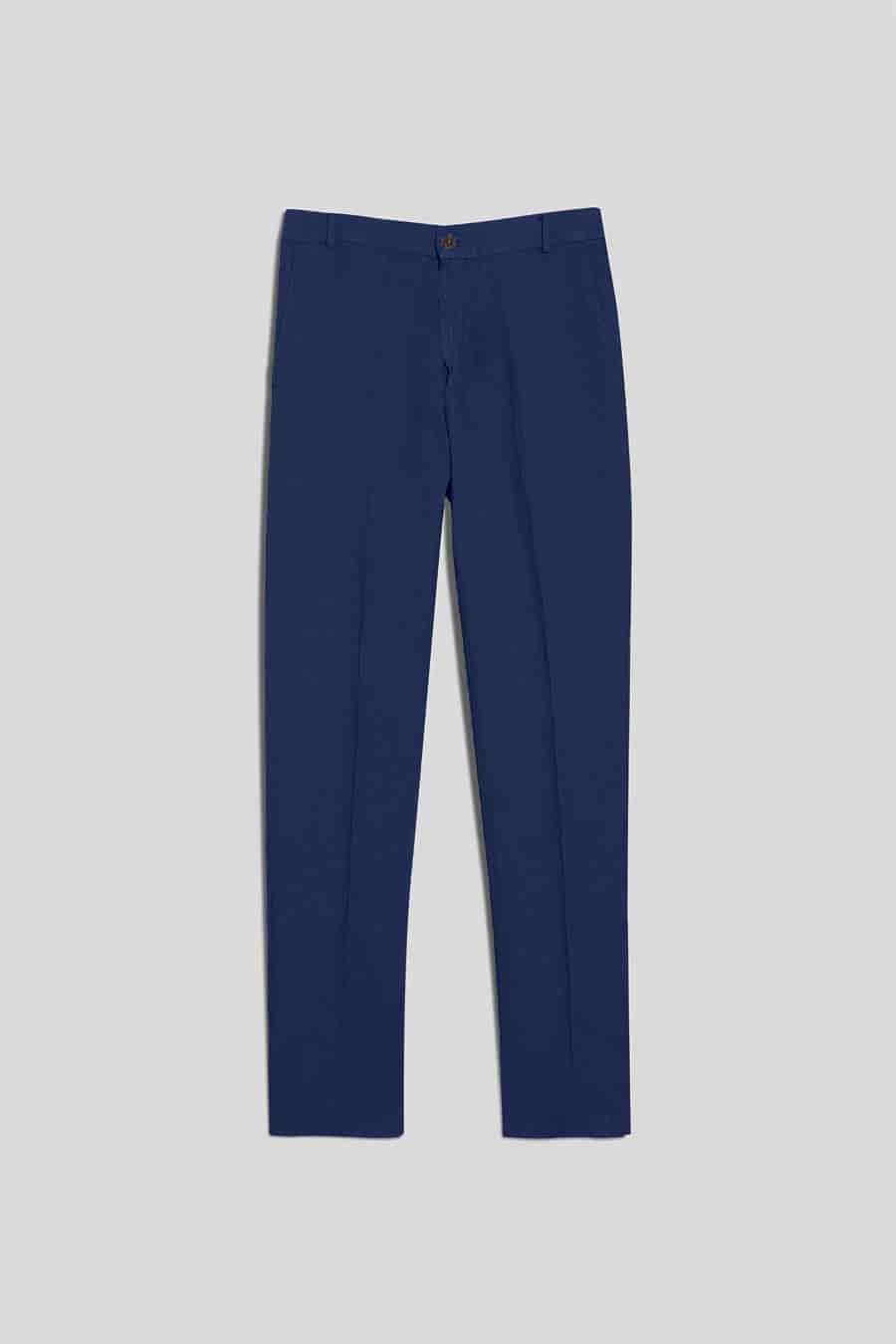 Men's linen pants bellwether blue - miniatura 1