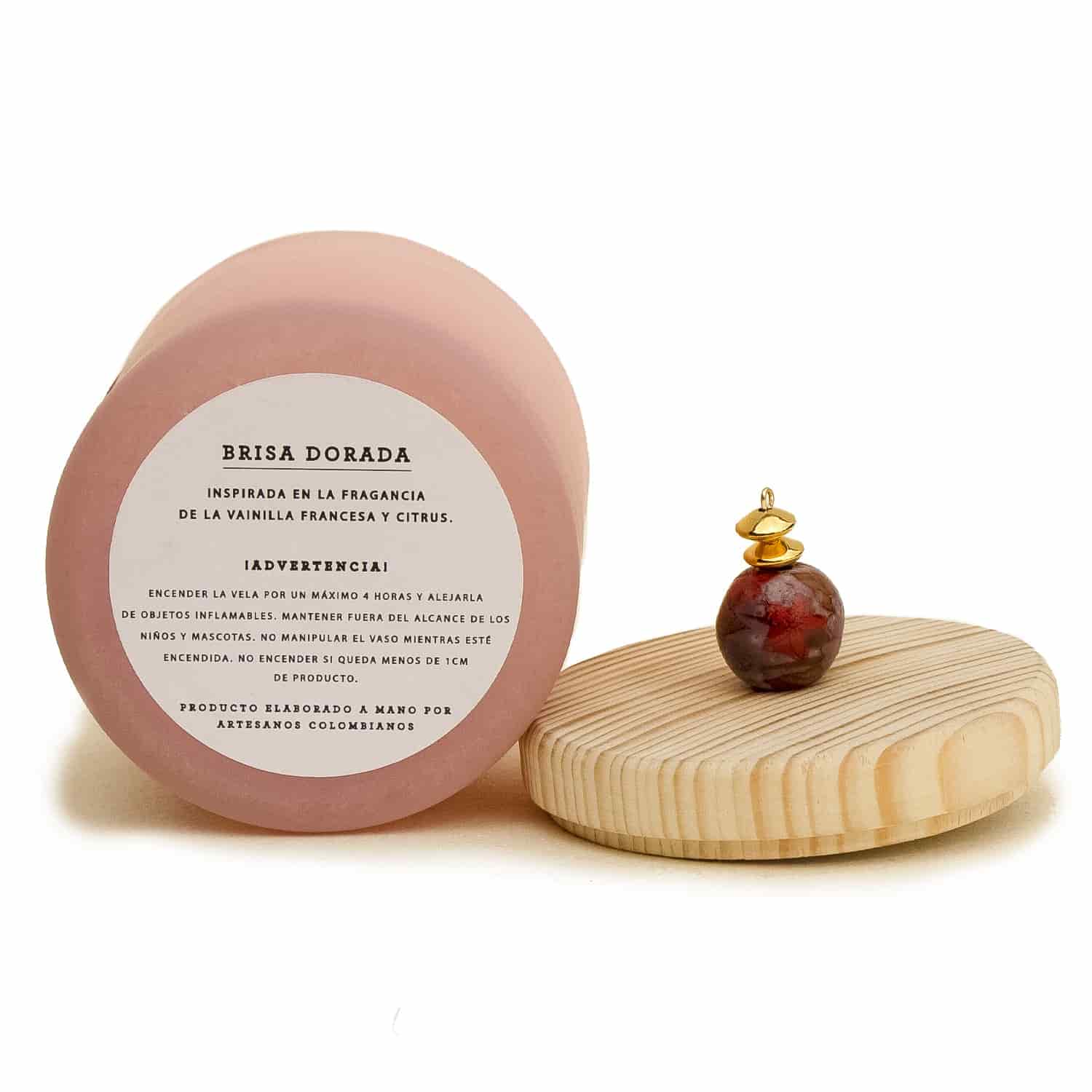 VELA AROMATICA BRISA DORADA 500GR - miniatura 2