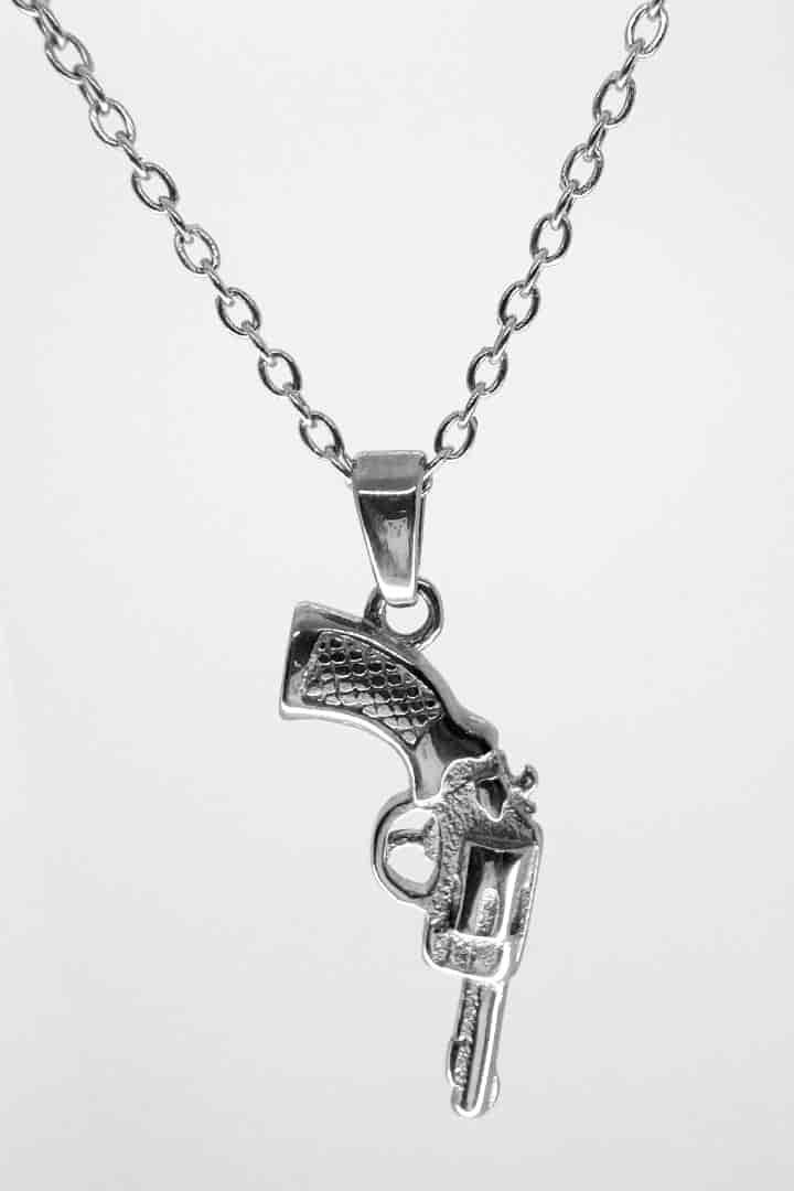 Cadena delgada acero pistola - miniatura 1