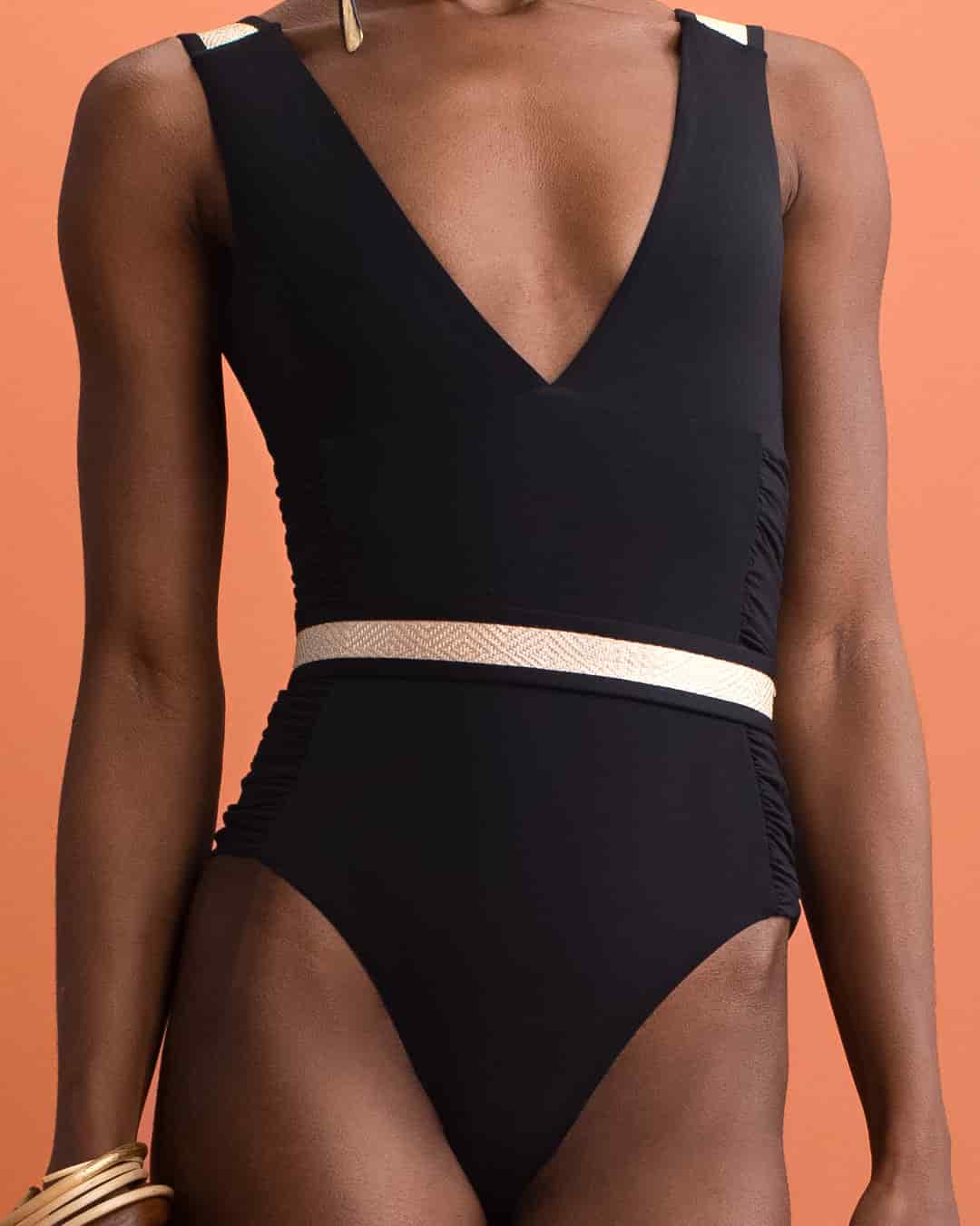 AMELIA ONE PIECE / Negro - miniatura 3