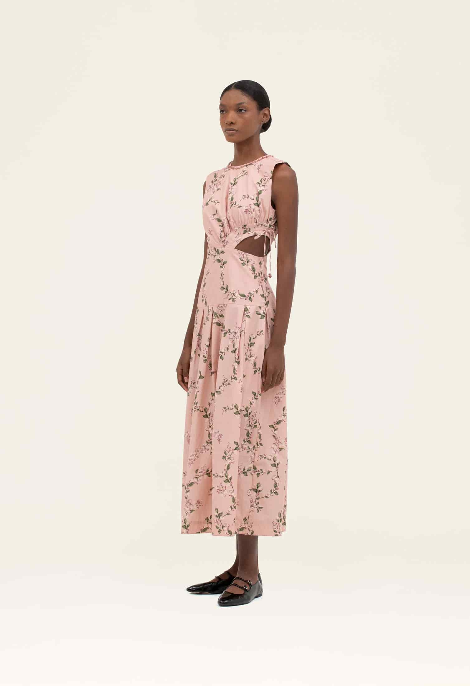 Otoño Wisteria Midi Dress - miniatura 3