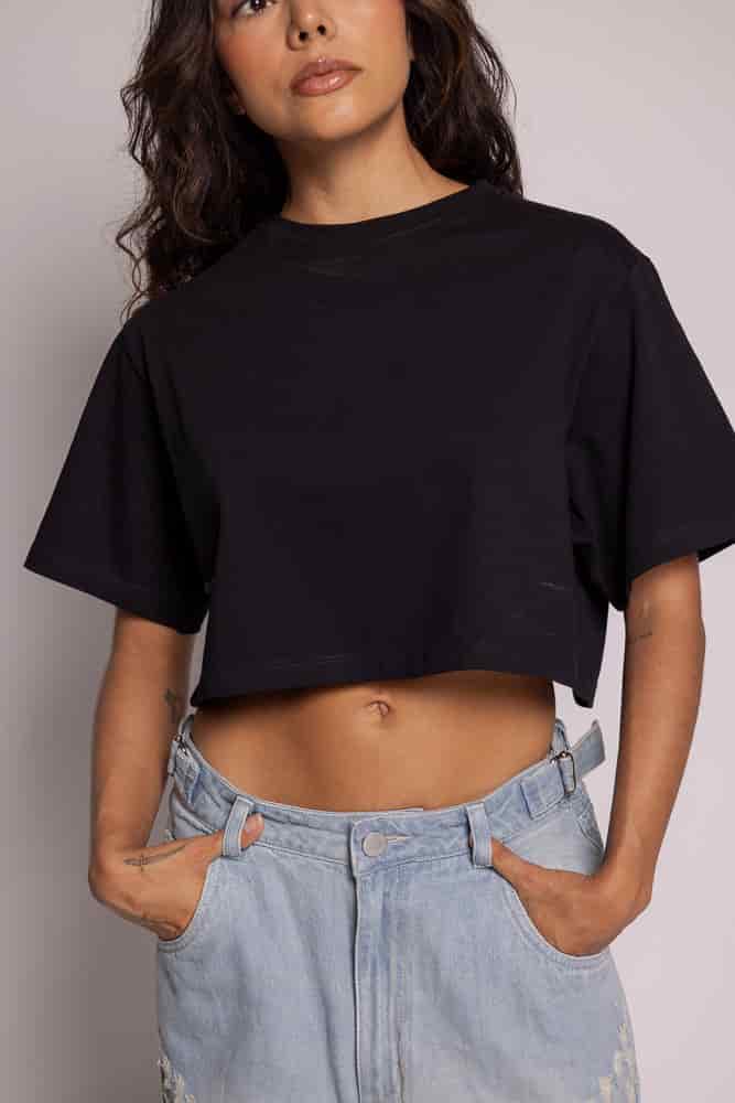 CropTop Basic Motion-Negro - miniatura 7