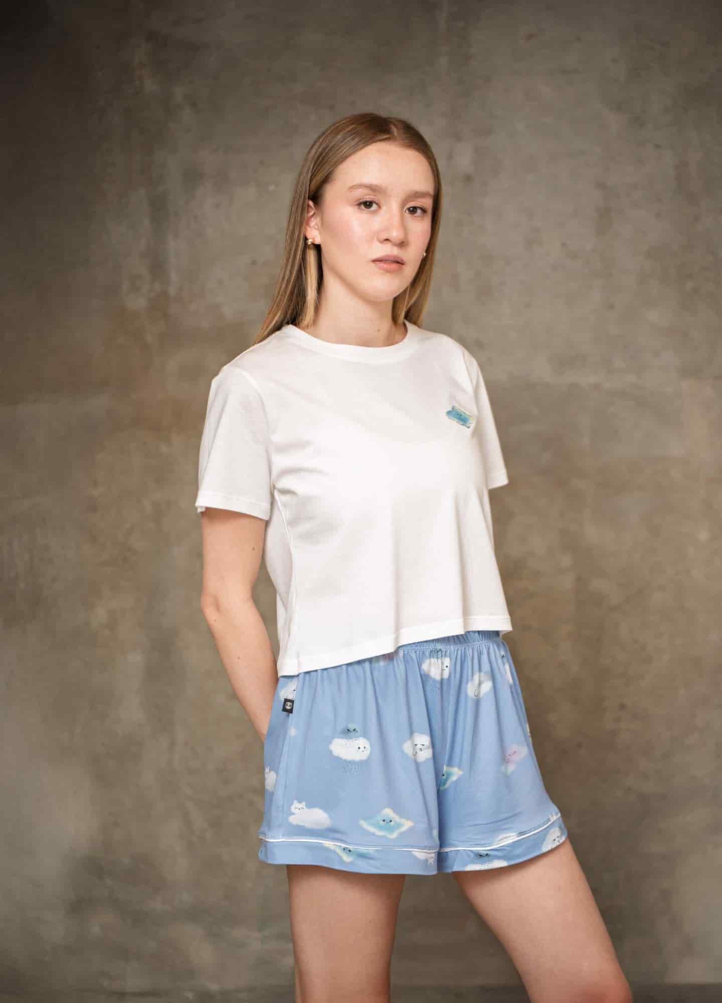 Conjunto Short Nubes - Azul Cielo - miniatura 1