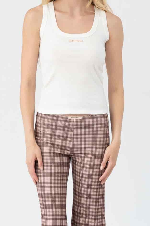 Set pantalon Los Angeles Mocha Plaid - miniatura 1
