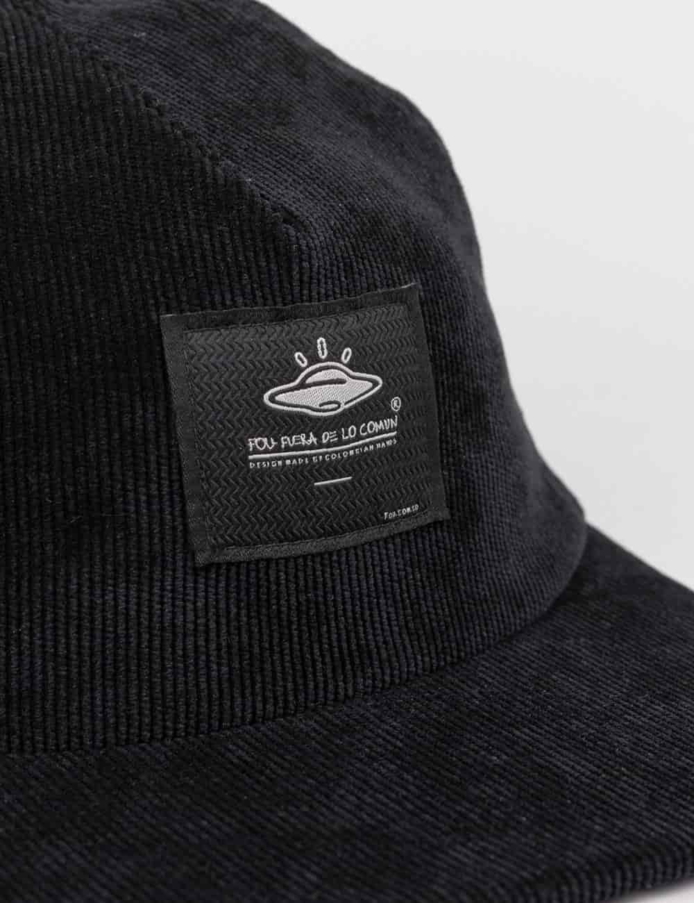 Gorra Desestructurada Pana negro Origen Unisex - miniatura 3