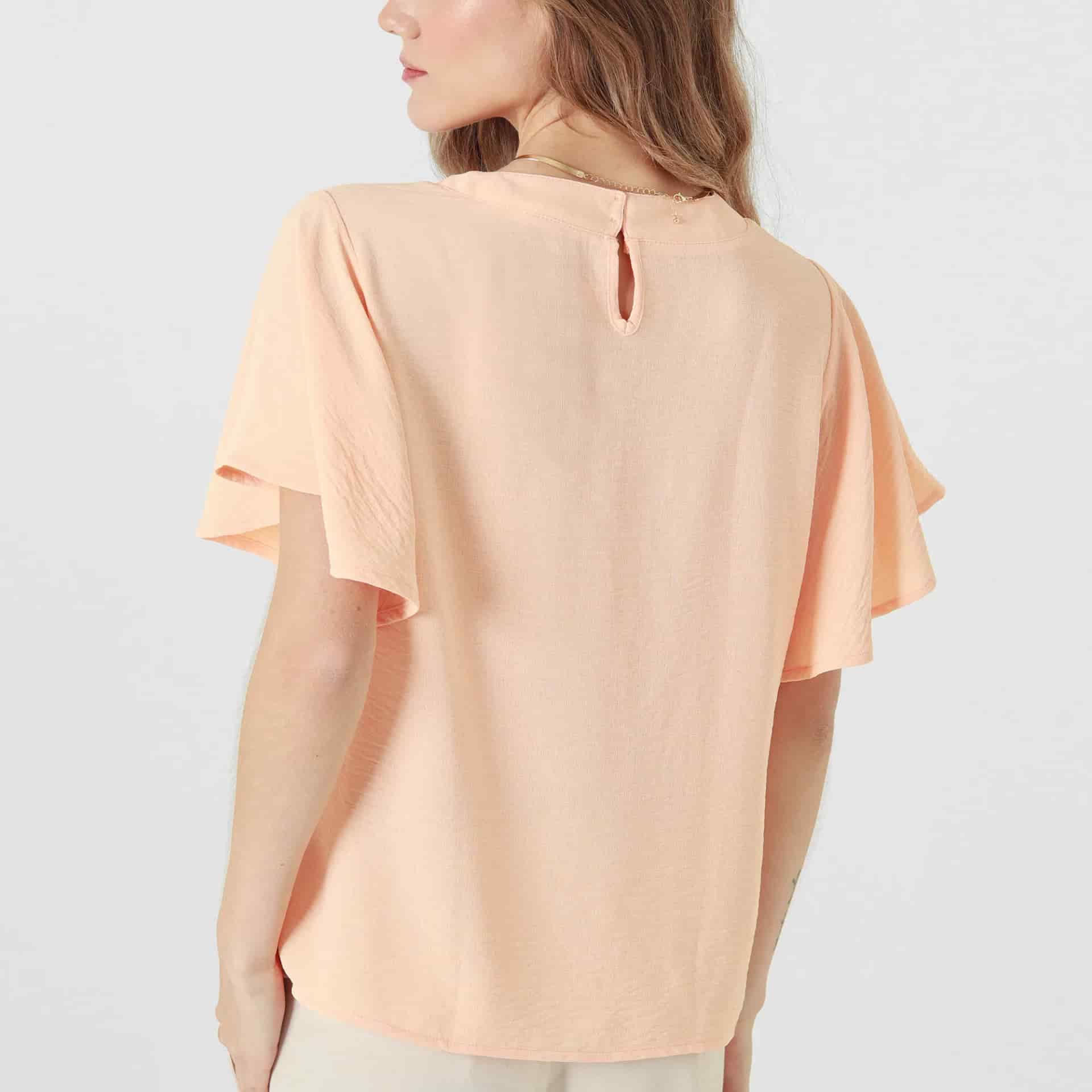 Blusa Cuello Redondo Manga Corta - miniatura 4