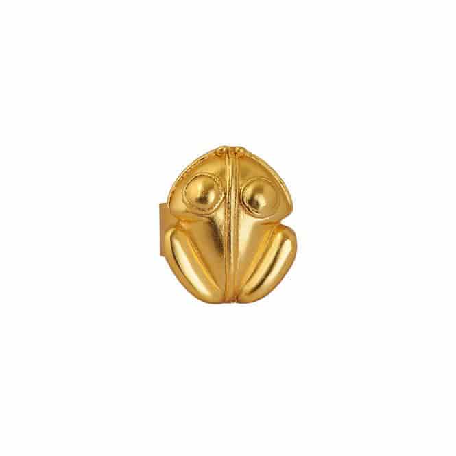 Anillo Rana Lisa una Trenza Tairona - miniatura 1