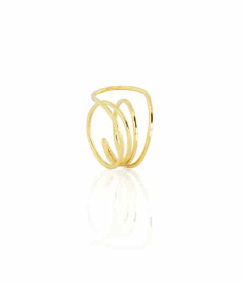 Anillo Mar Perla Dorado - miniatura 4