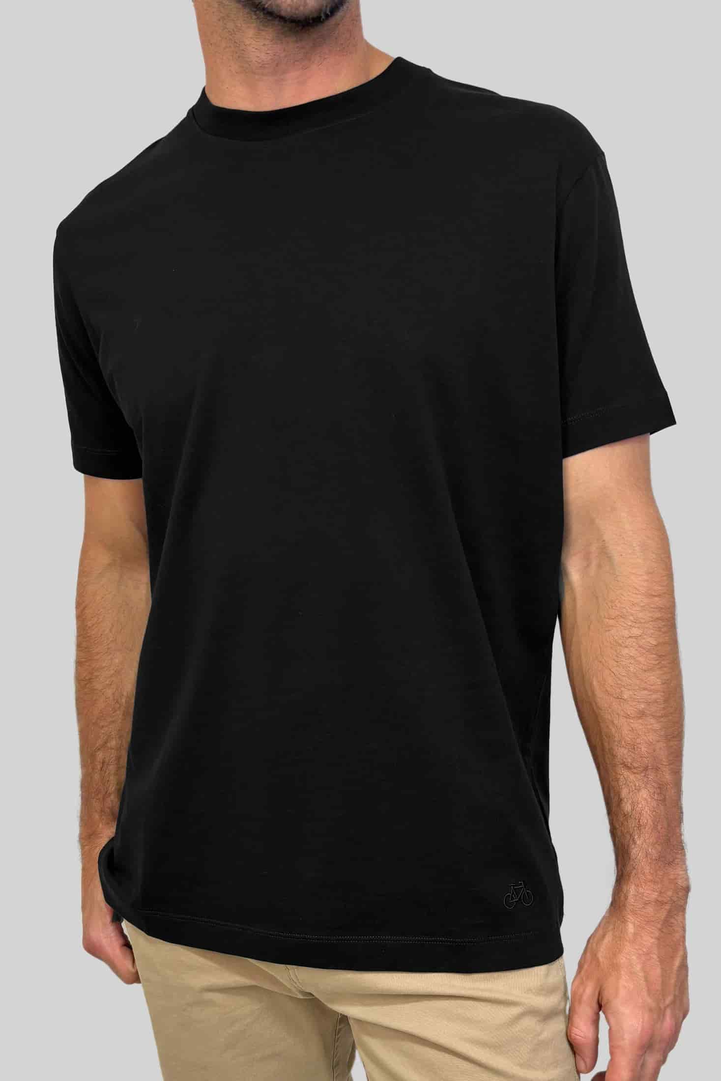 CAMISETA BASIC PLUS NEGRA - miniatura 1