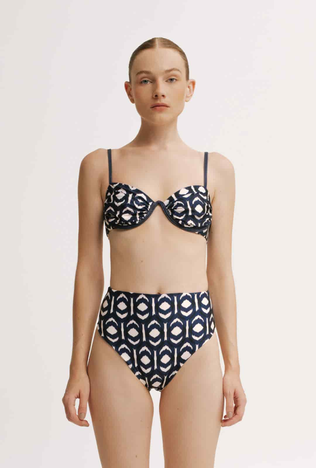 Top de Bikini Luna Ikat - miniatura 1