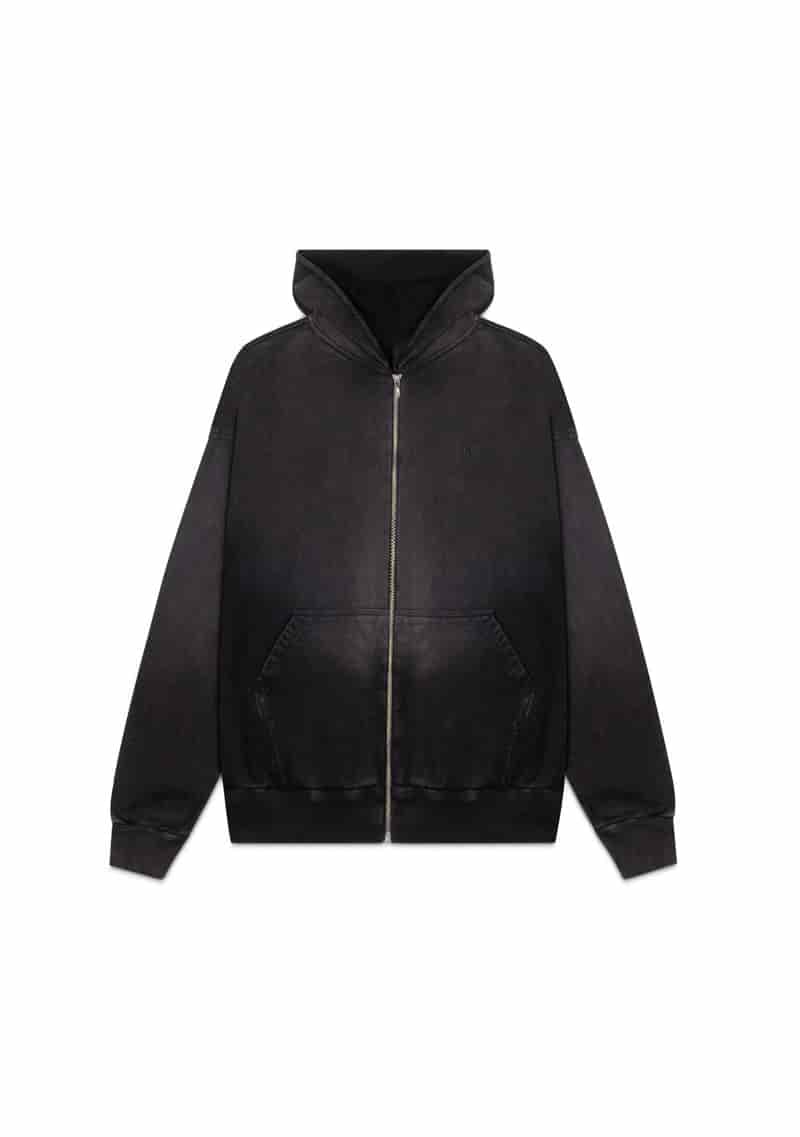 Atelier Grey washed Hoodie - miniatura 1