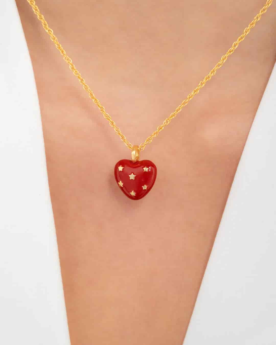 Collar Corazón Nude - miniatura 3