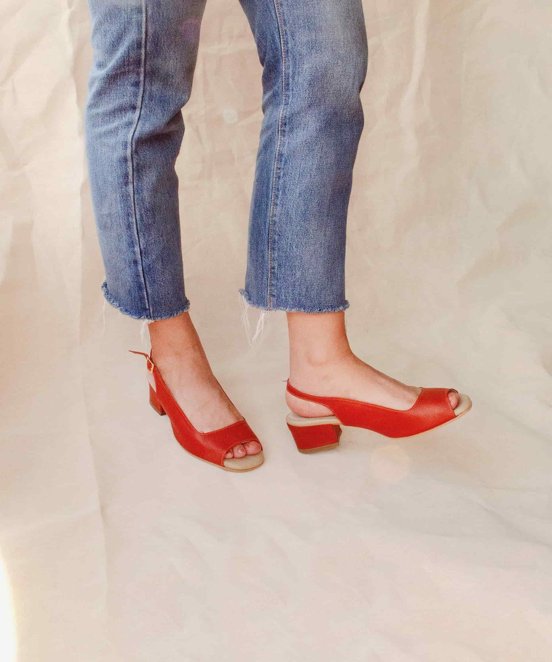 Open-toe Classic Sandal | Terracota - miniatura 5