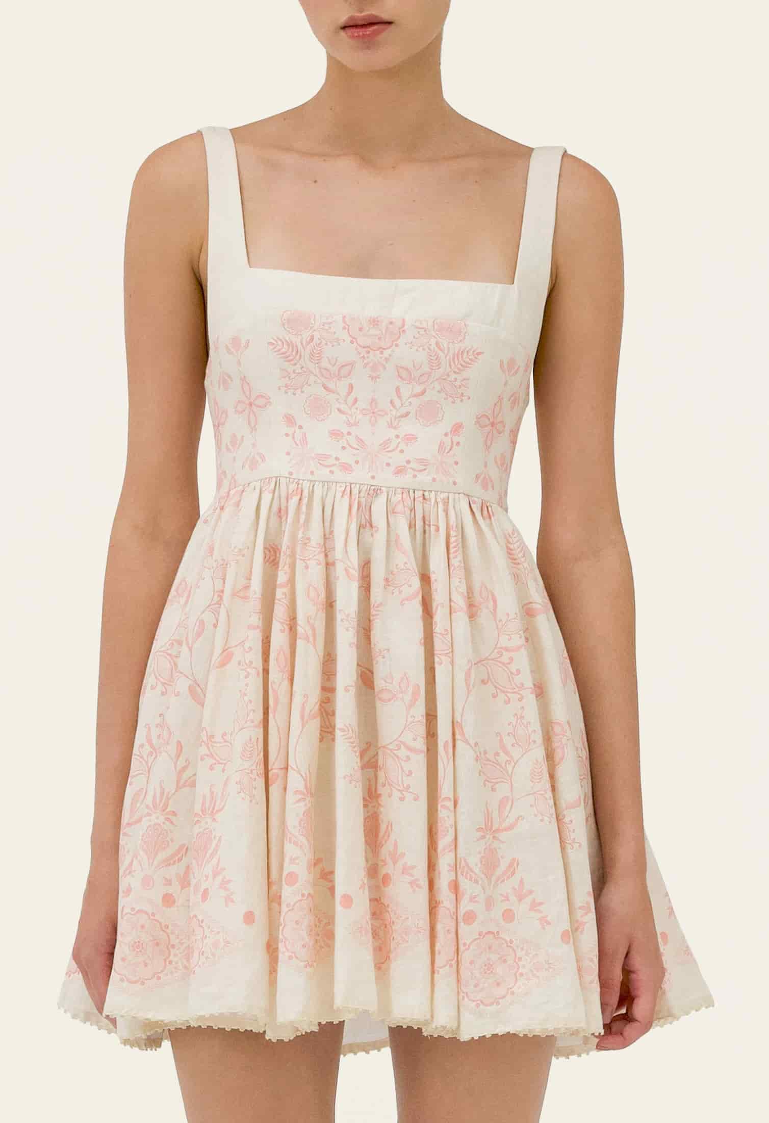 Hierbabuena Floritura Mini Dress - miniatura 5