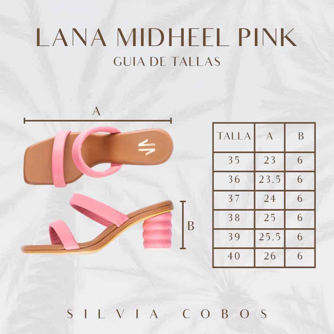 Silvia Cobos Lana tacón medio  Rosado - miniatura 5