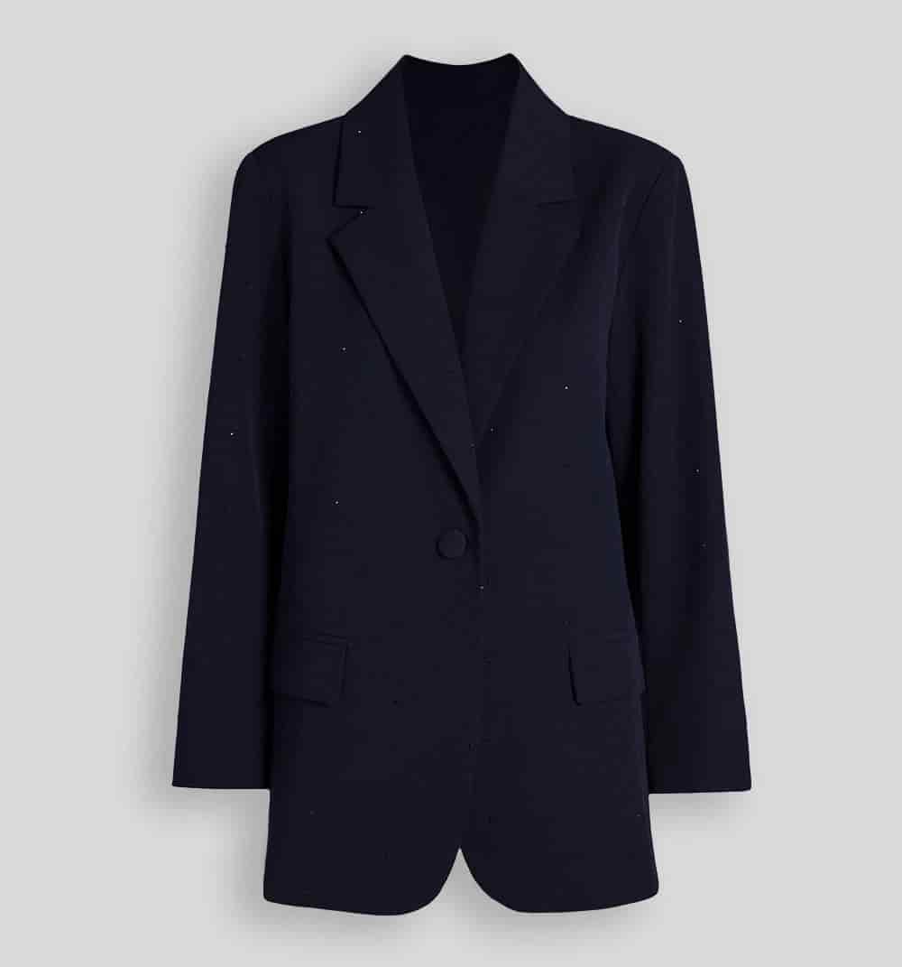 Blazer clasico con apliques hotfix - miniatura 6