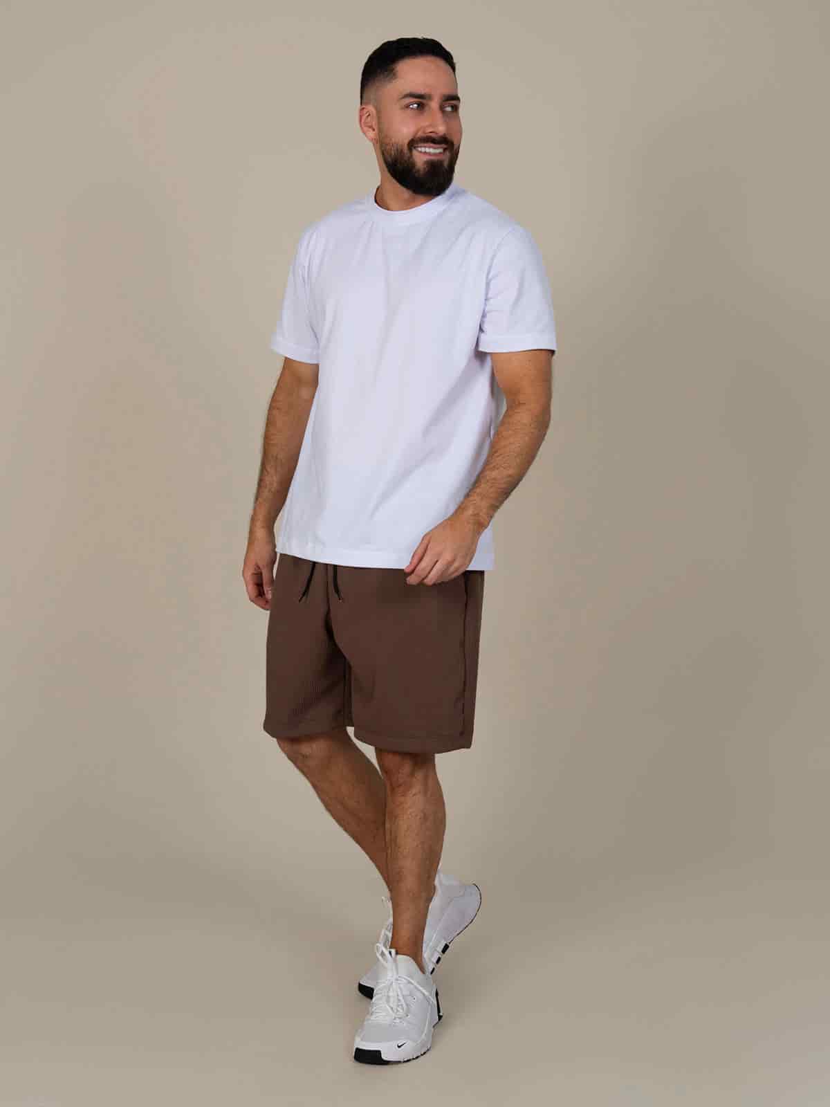 Pantaloneta moenia atenas hombre cafe oscuro - miniatura 4