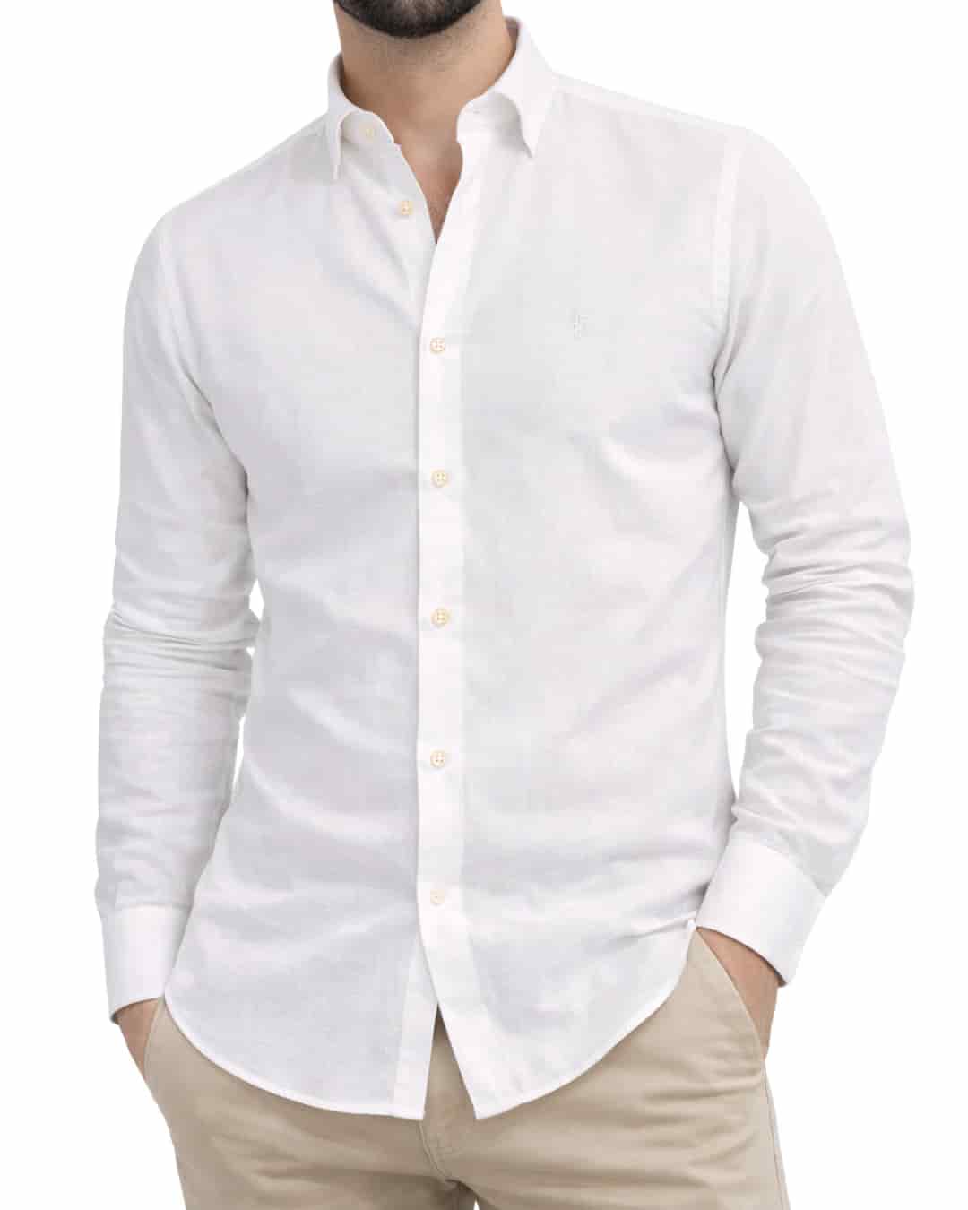 Camisa Milan Manga Larga Blanca - miniatura 3