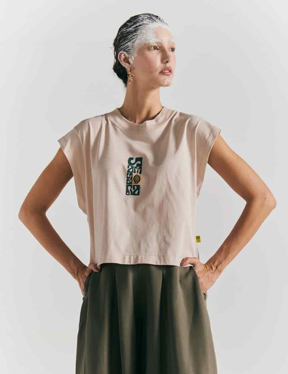 Camiseta Manga casco Nirvana Curuba Mujer - miniatura 16