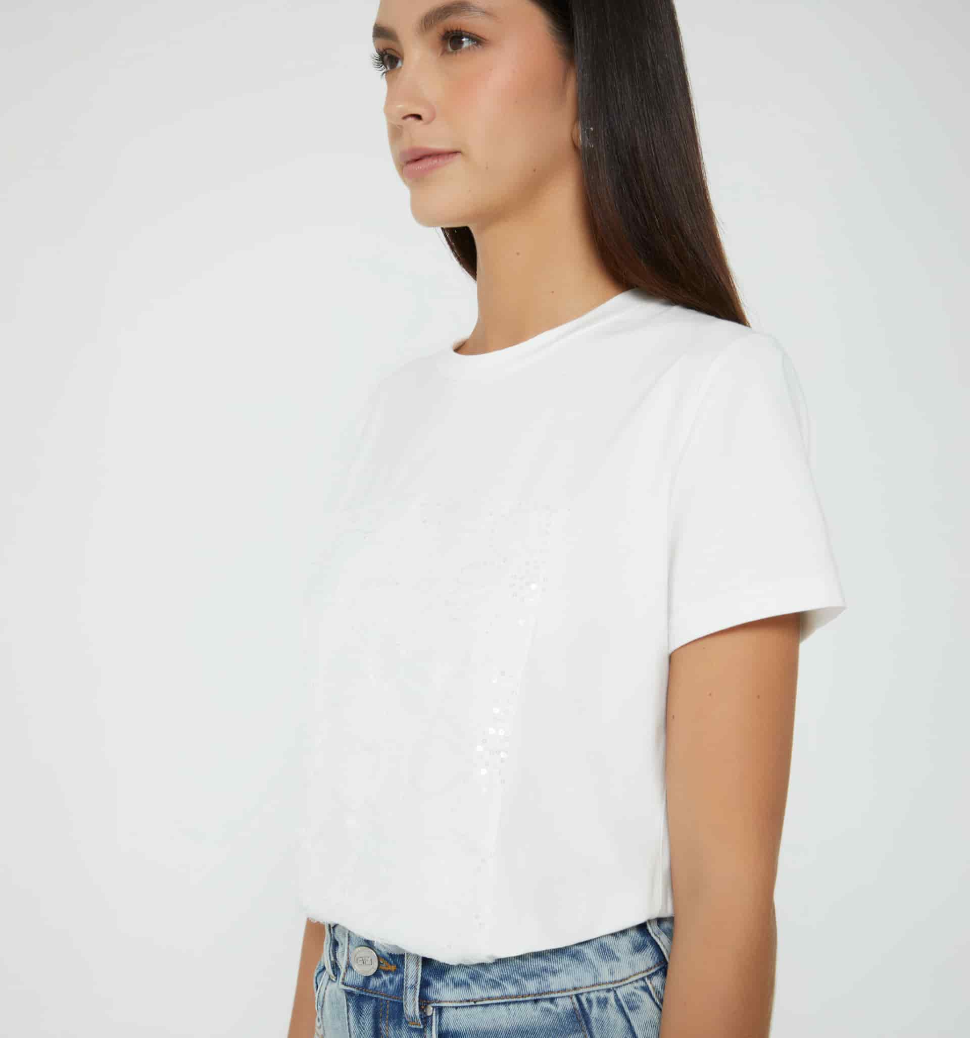 Camiseta con aplique frontal - miniatura 3