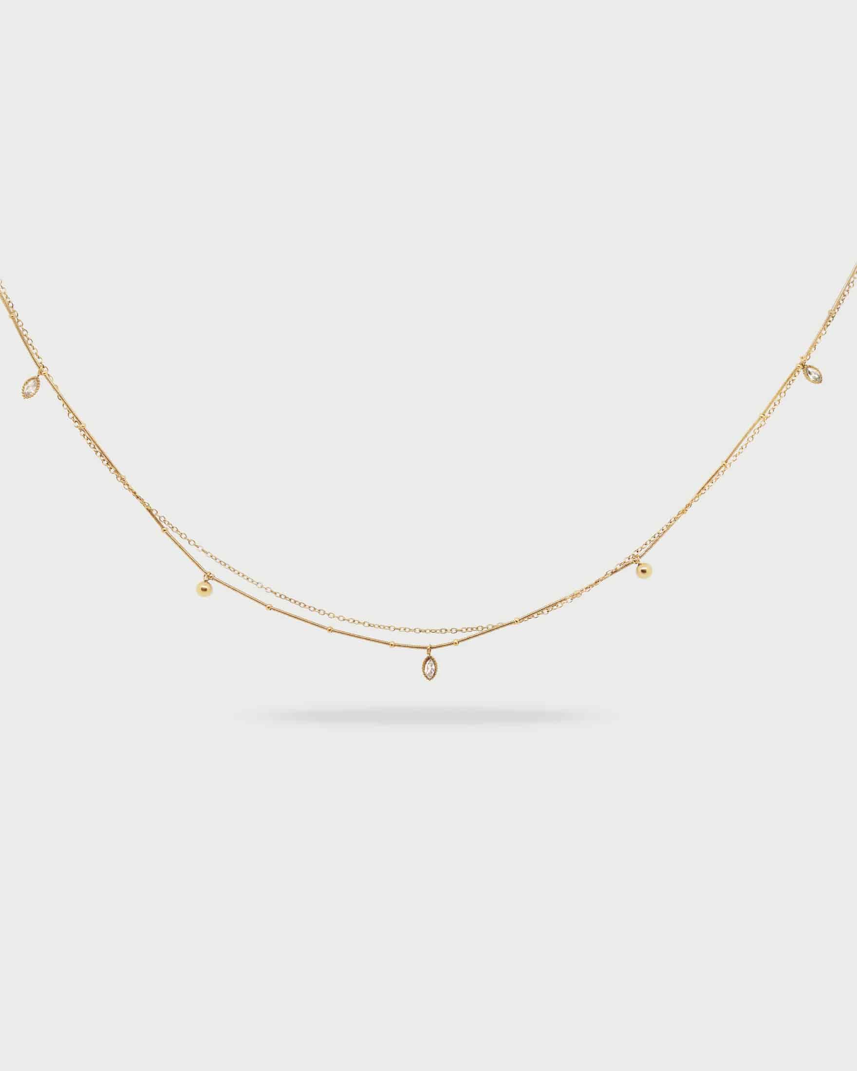 Bodychain Doble Mini Cristales - miniatura 3