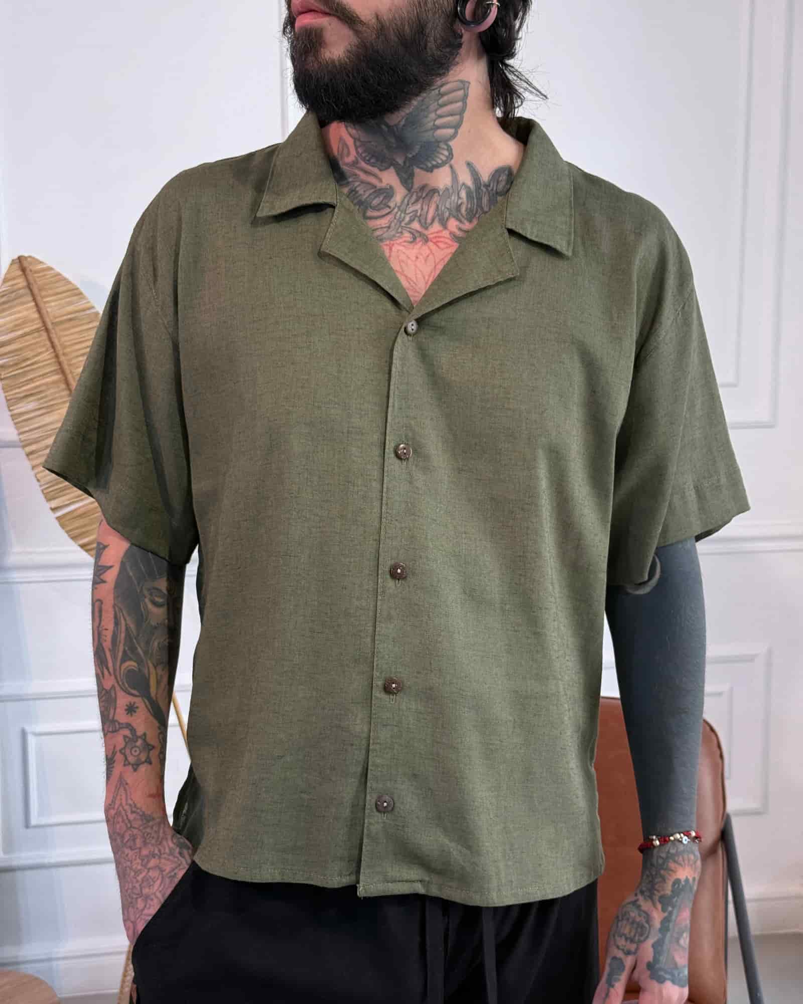 Camisa napoleon green - miniatura 2