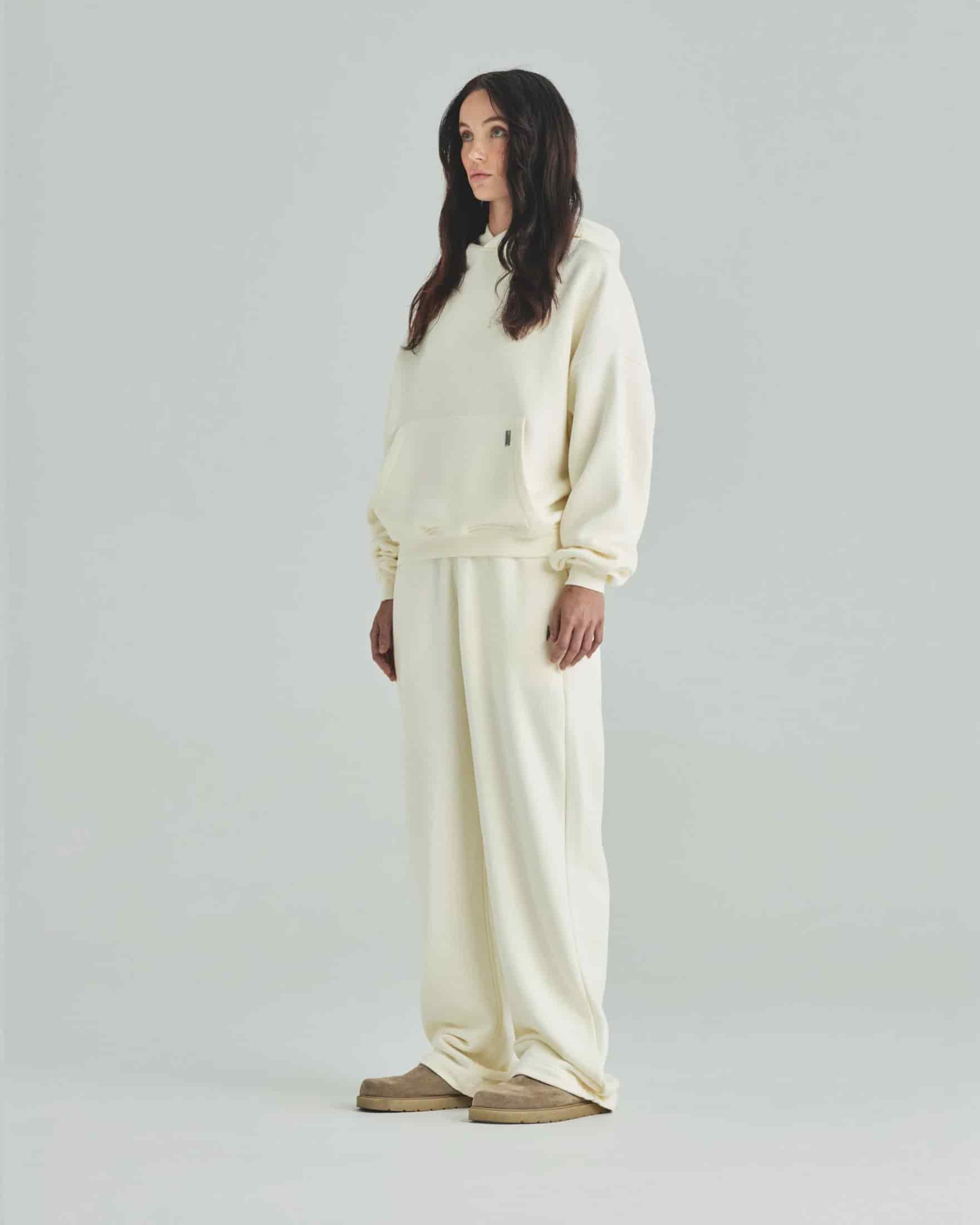 Blanks Barrel Straight Pants Cream - miniatura 12