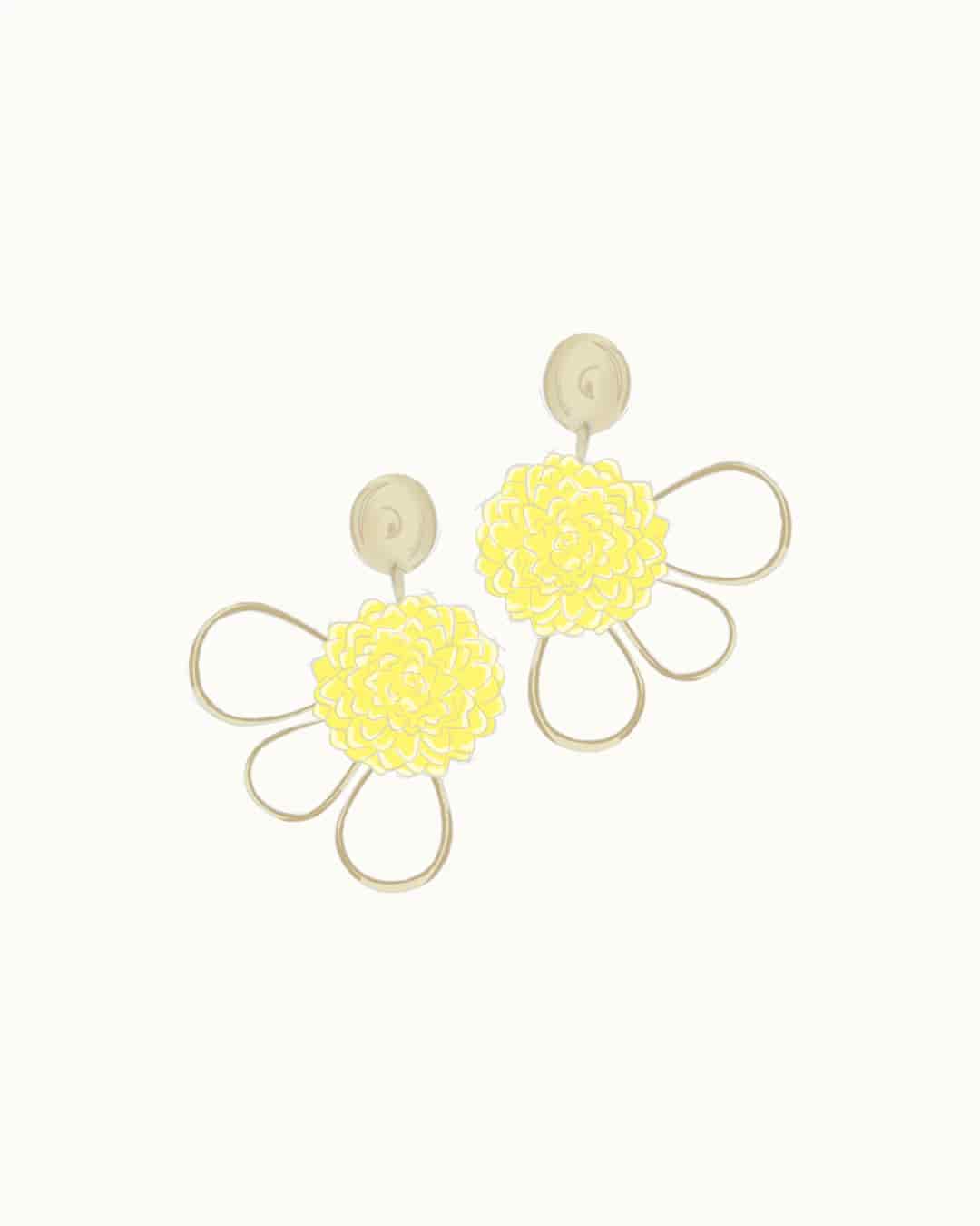 Corolle3 Earrings - miniatura 1