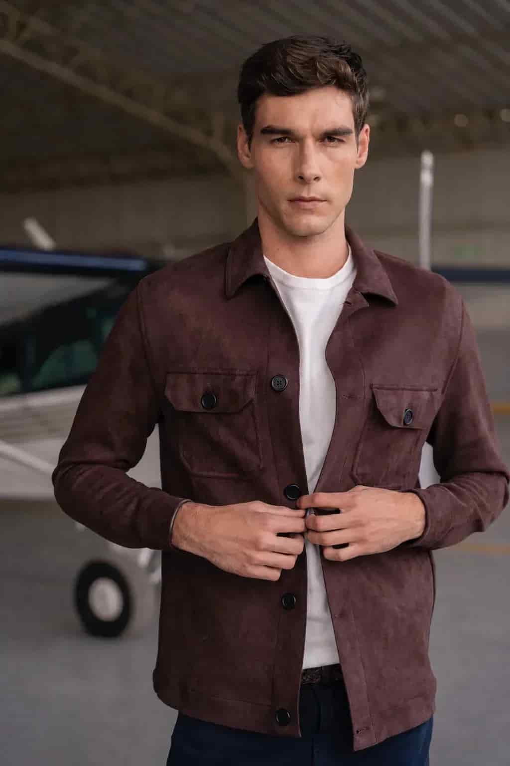 Chaqueta Casablanca Hombre Tabaco - miniatura 3