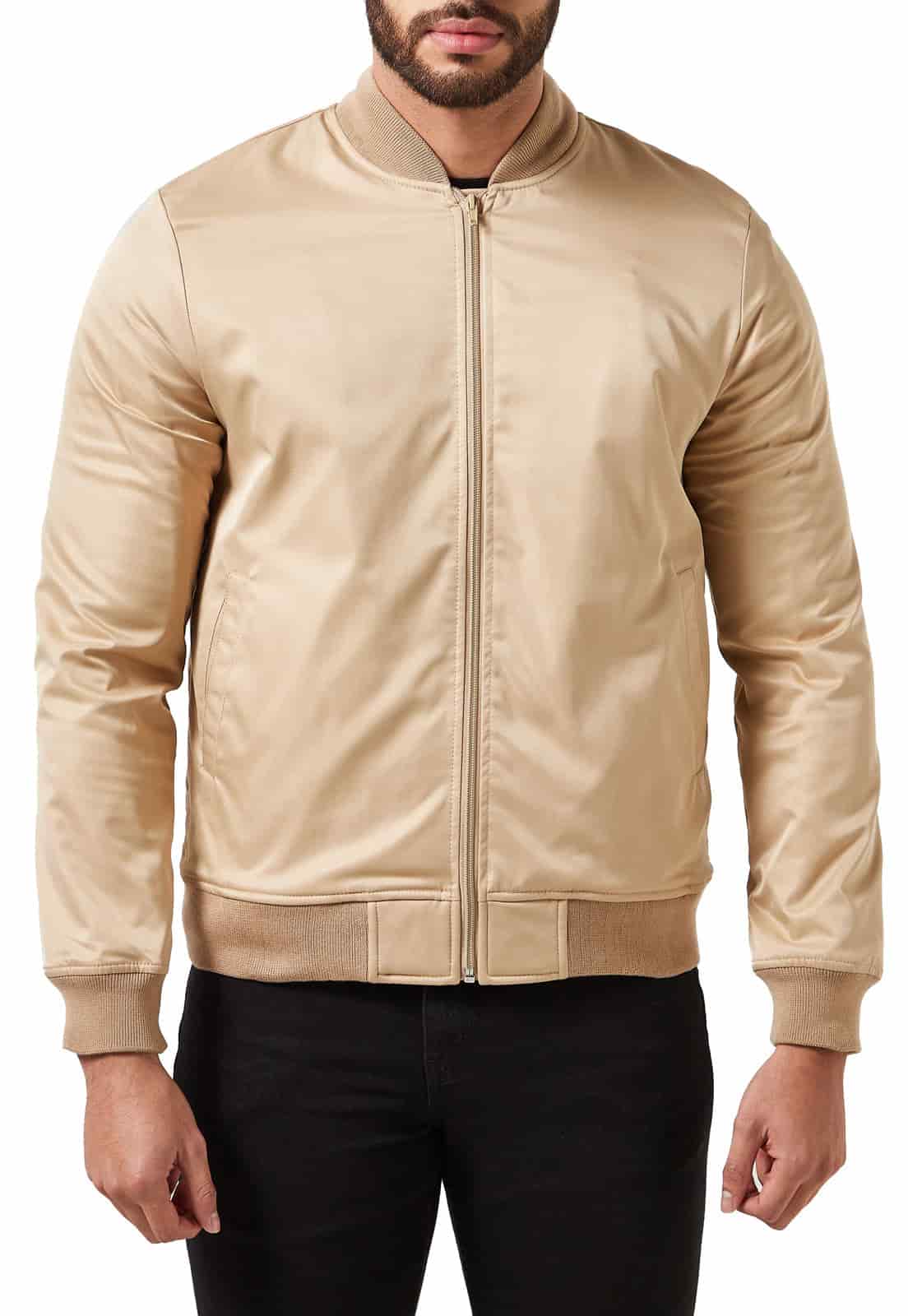 Chaqueta bomber camel - miniatura 6