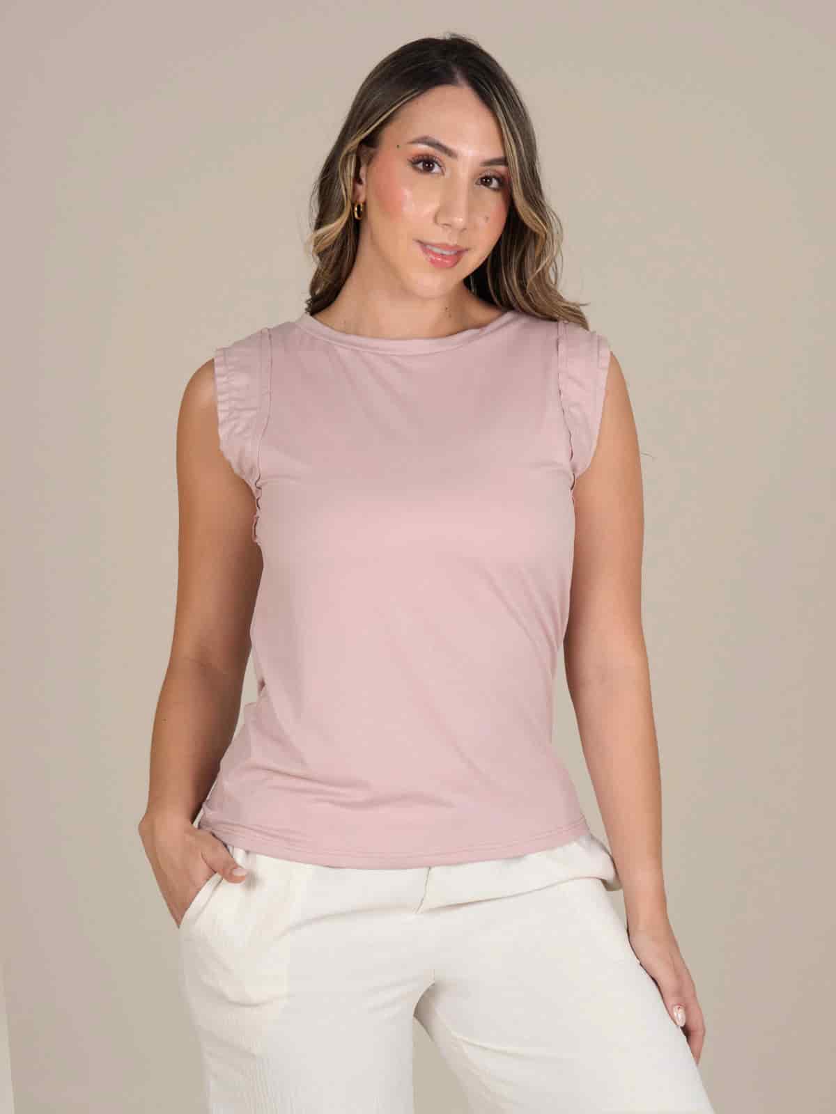 Blusa dita palo de rosa - miniatura 1
