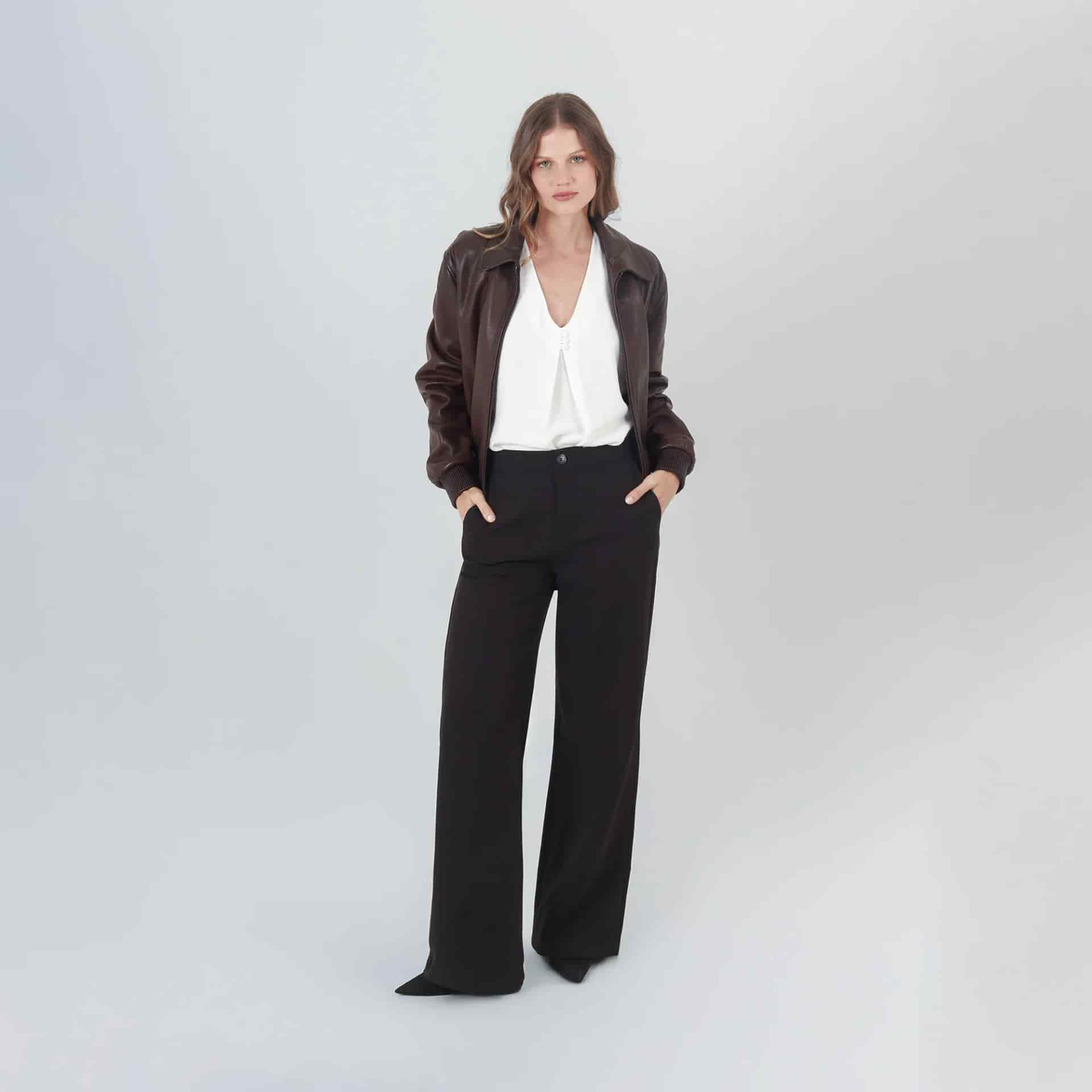 Pantalon Tiro Alto Bota Flare - miniatura 3