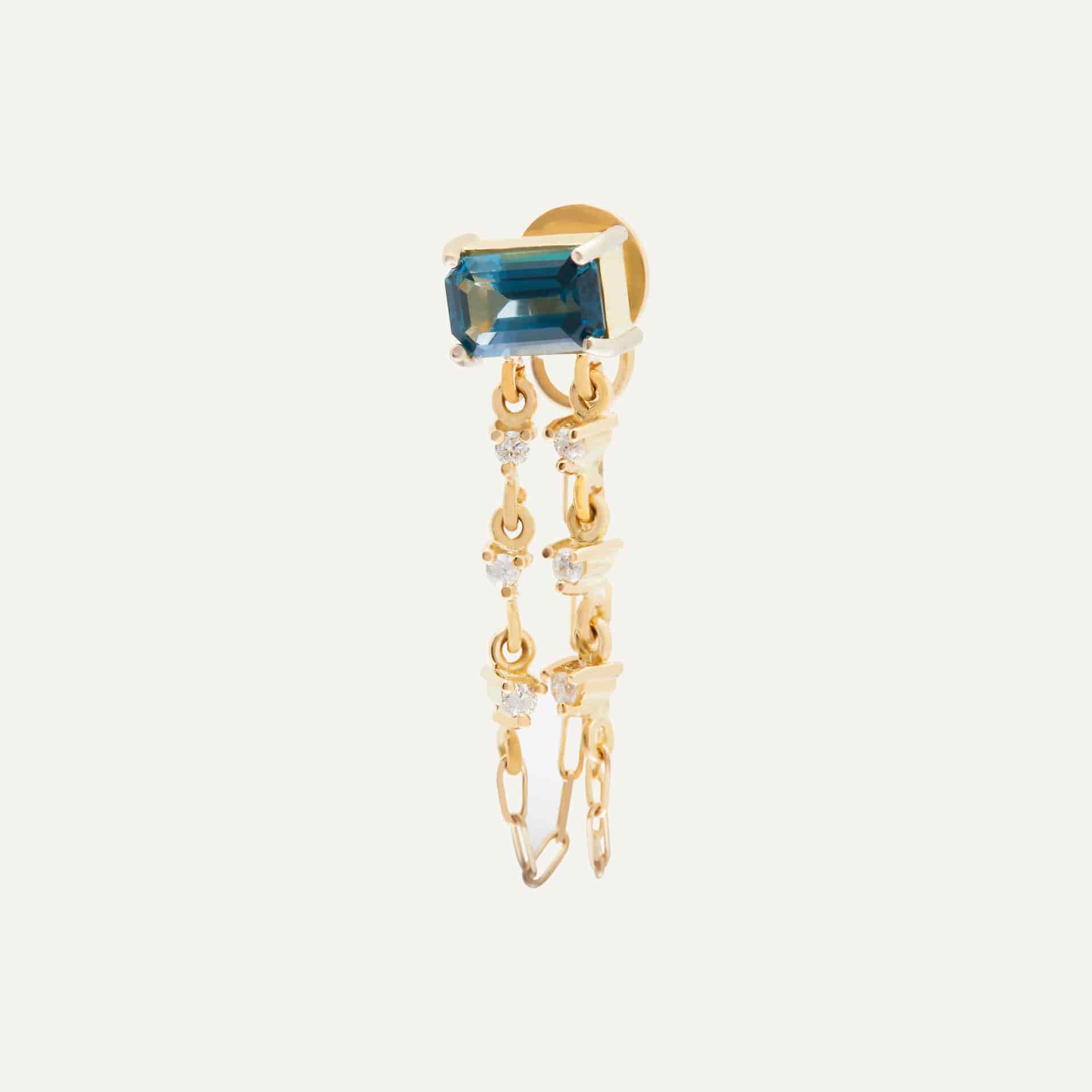 Arete Street string doble cadena - miniatura 2