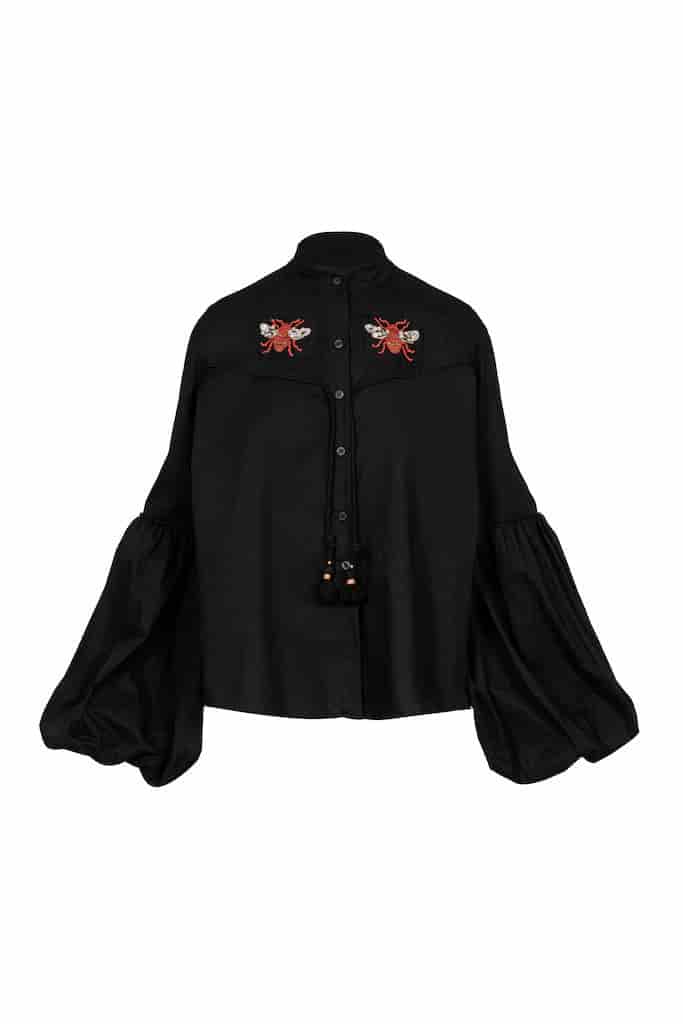 CAMISA ETEREA NEGRA - miniatura 1