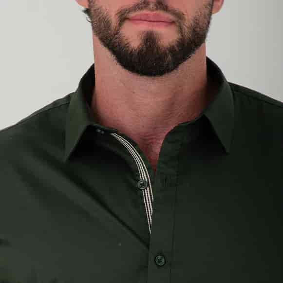 CAMISA ML 100% ALGODON HOMBRE - miniatura 6